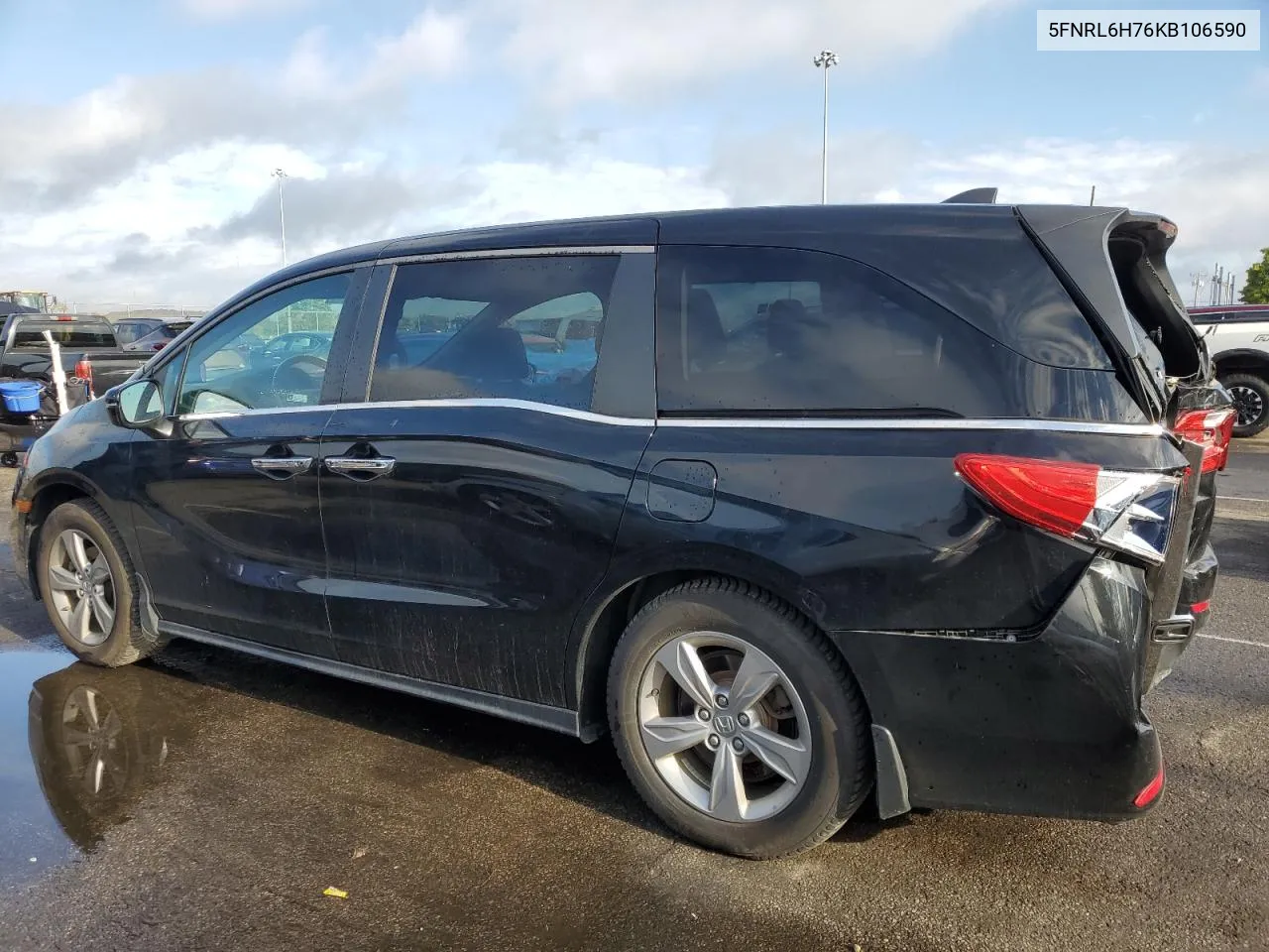 5FNRL6H76KB106590 2019 Honda Odyssey Exl