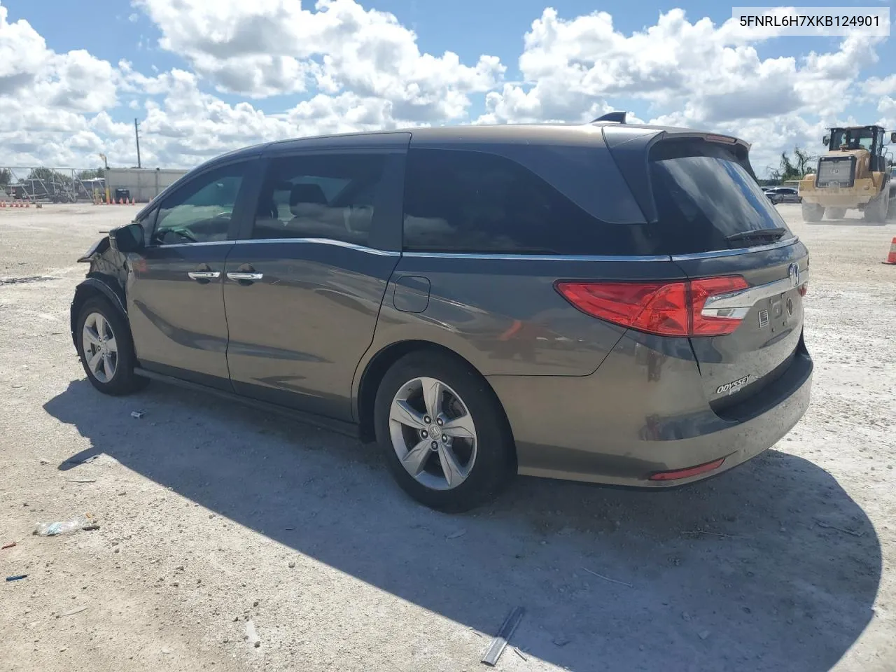 2019 Honda Odyssey Exl VIN: 5FNRL6H7XKB124901 Lot: 72645884