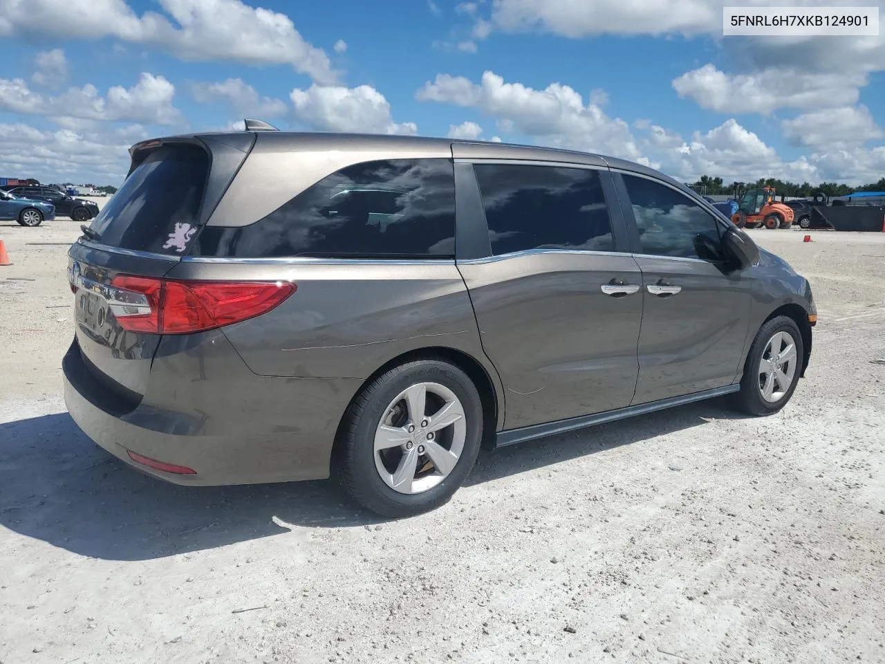 5FNRL6H7XKB124901 2019 Honda Odyssey Exl