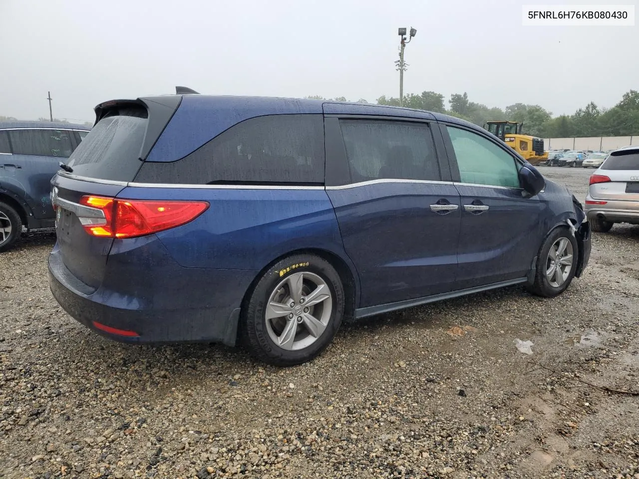 2019 Honda Odyssey Exl VIN: 5FNRL6H76KB080430 Lot: 72686704