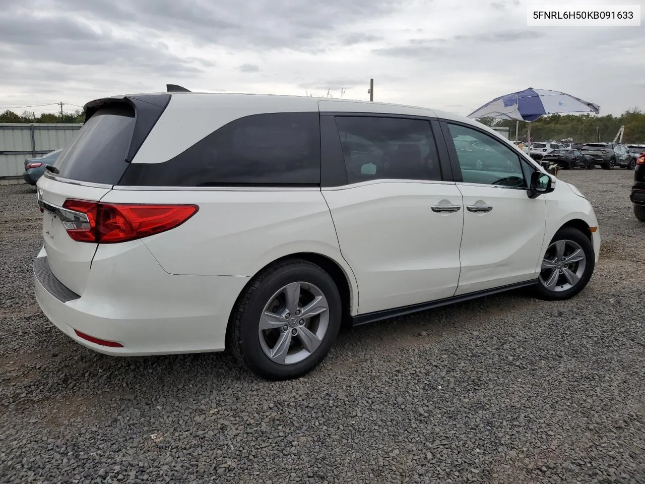 5FNRL6H50KB091633 2019 Honda Odyssey Ex