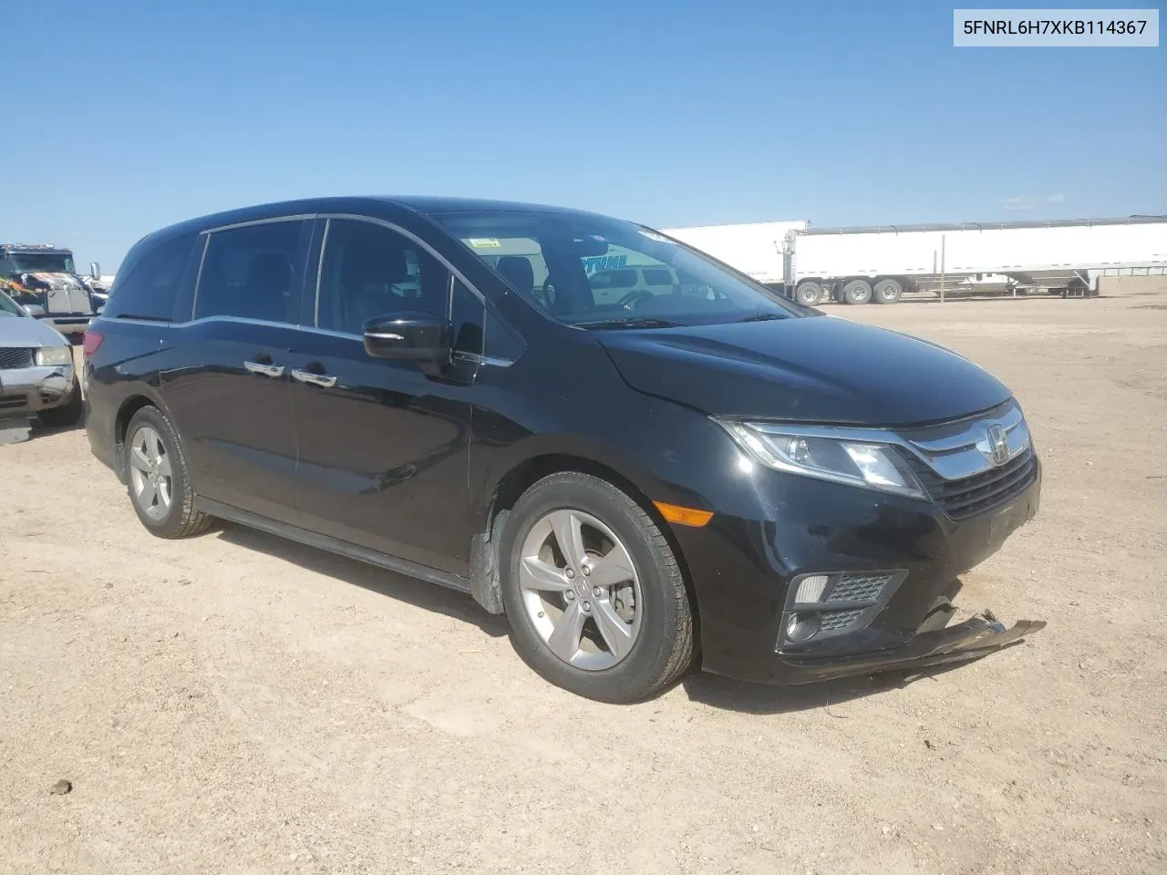 2019 Honda Odyssey Exl VIN: 5FNRL6H7XKB114367 Lot: 72919734