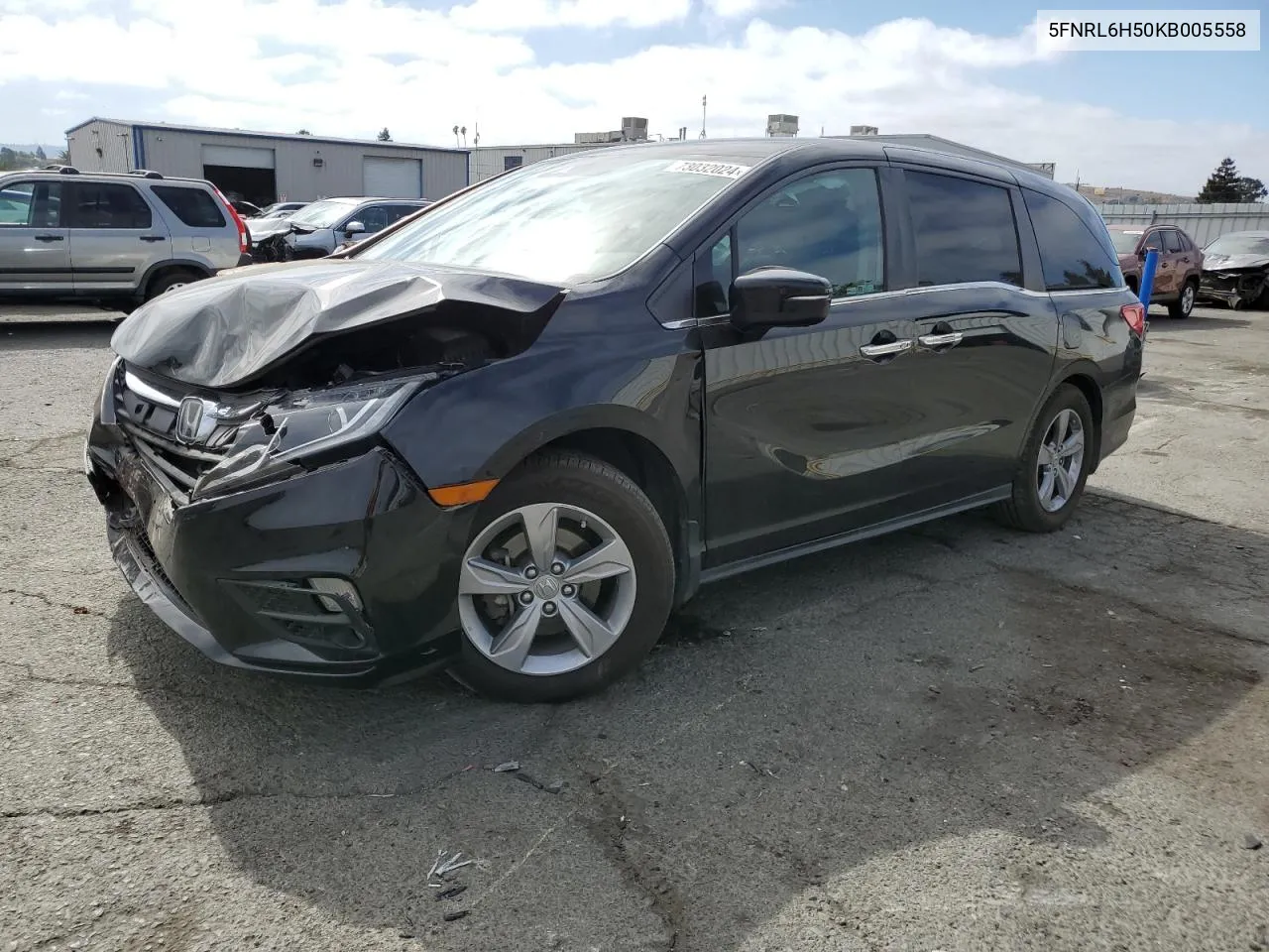 2019 Honda Odyssey Ex VIN: 5FNRL6H50KB005558 Lot: 73032024