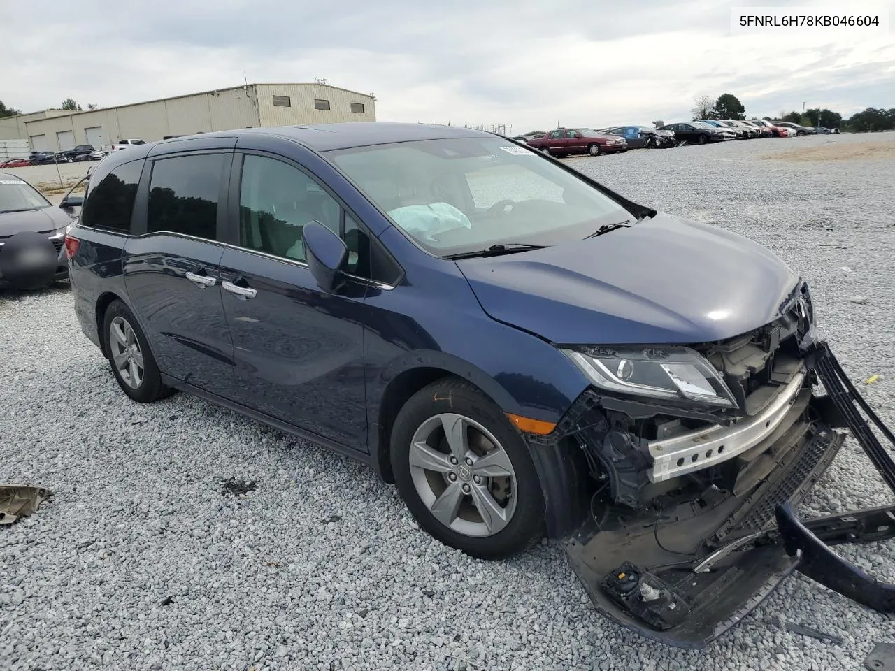 2019 Honda Odyssey Exl VIN: 5FNRL6H78KB046604 Lot: 73352794