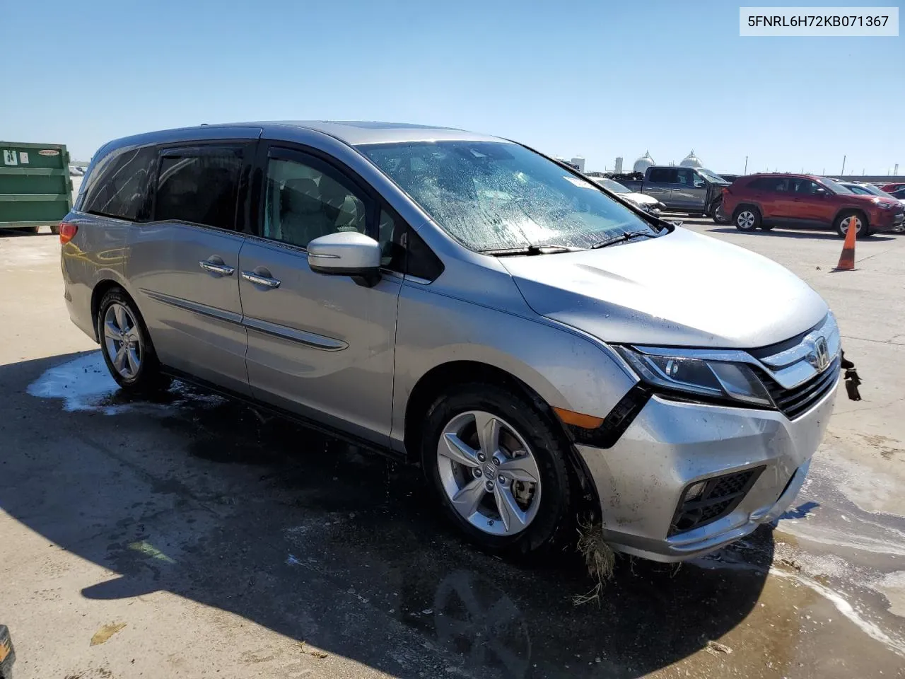 2019 Honda Odyssey Exl VIN: 5FNRL6H72KB071367 Lot: 73374954