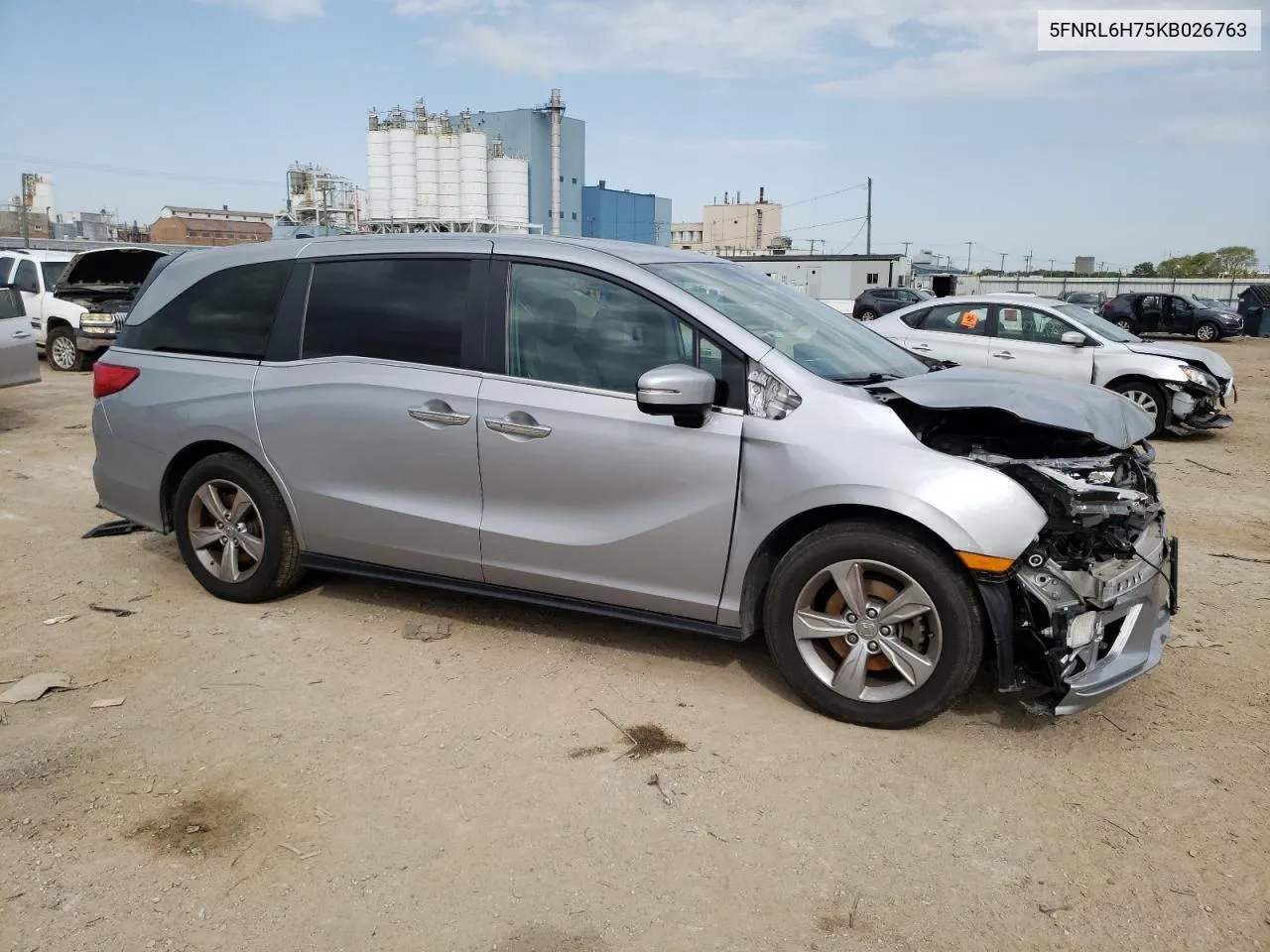 5FNRL6H75KB026763 2019 Honda Odyssey Exl