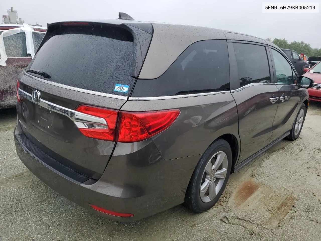 2019 Honda Odyssey Exl VIN: 5FNRL6H79KB005219 Lot: 73878574