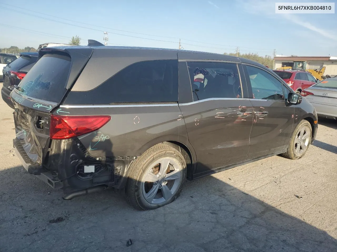 2019 Honda Odyssey Exl VIN: 5FNRL6H7XKB004810 Lot: 74133074