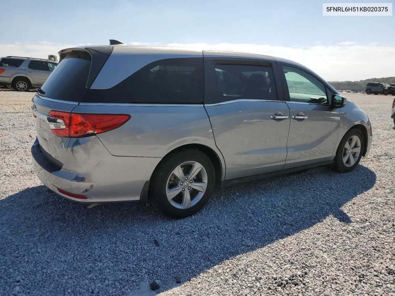 5FNRL6H51KB020375 2019 Honda Odyssey Ex