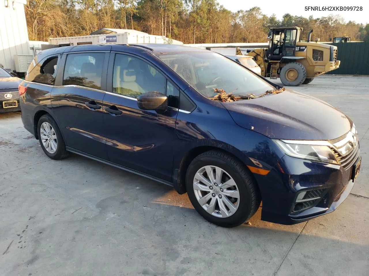 2019 Honda Odyssey Lx VIN: 5FNRL6H2XKB099728 Lot: 75395994