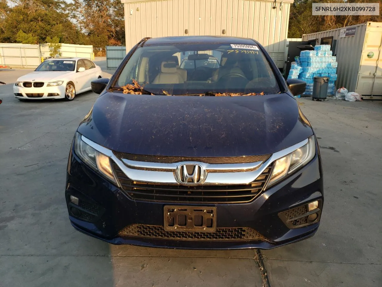 2019 Honda Odyssey Lx VIN: 5FNRL6H2XKB099728 Lot: 75395994