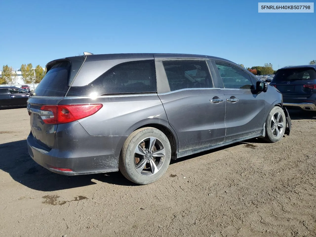 2019 Honda Odyssey Ex VIN: 5FNRL6H40KB507798 Lot: 76537734