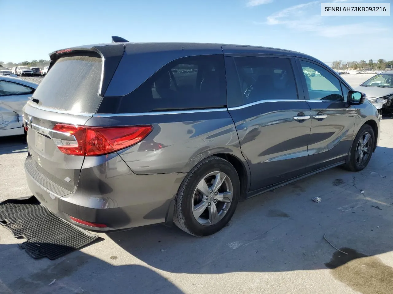 2019 Honda Odyssey Exl VIN: 5FNRL6H73KB093216 Lot: 76899474