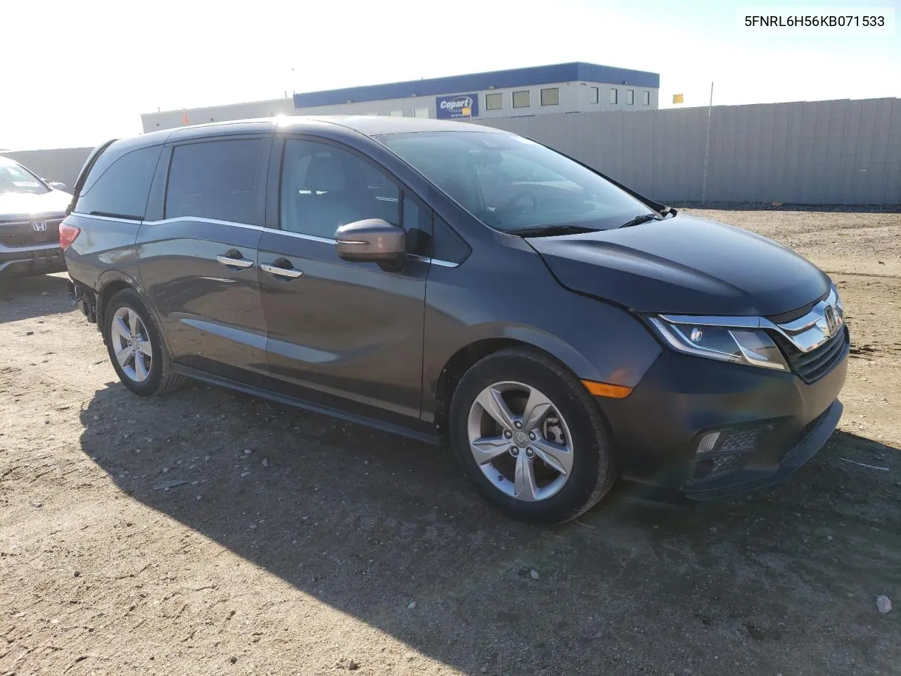 2019 Honda Odyssey Ex VIN: 5FNRL6H56KB071533 Lot: 77654154