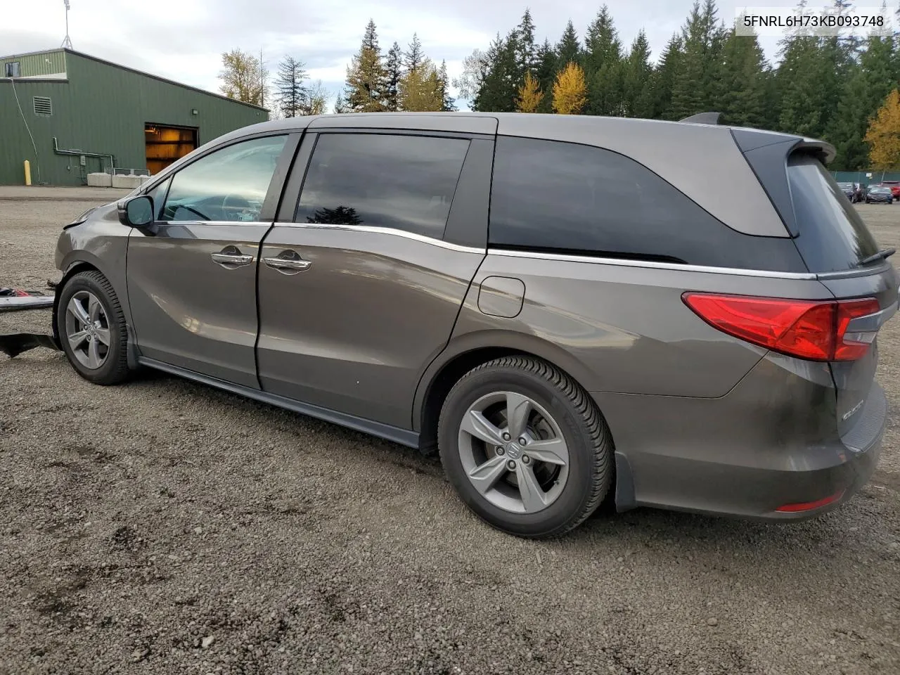 2019 Honda Odyssey Exl VIN: 5FNRL6H73KB093748 Lot: 78198804