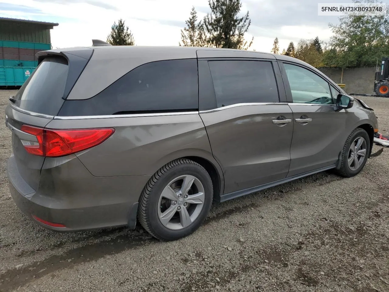 5FNRL6H73KB093748 2019 Honda Odyssey Exl