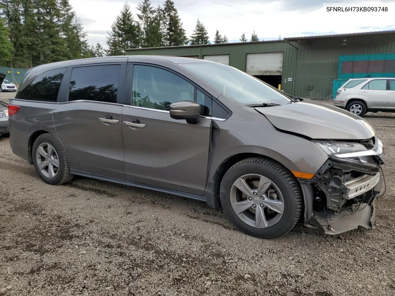 2019 Honda Odyssey Exl VIN: 5FNRL6H73KB093748 Lot: 78198804