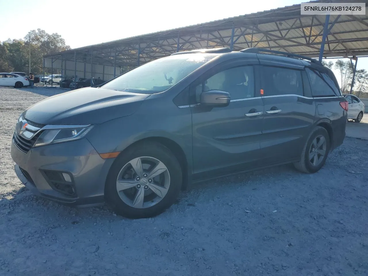 2019 Honda Odyssey Exl VIN: 5FNRL6H76KB124278 Lot: 78282074