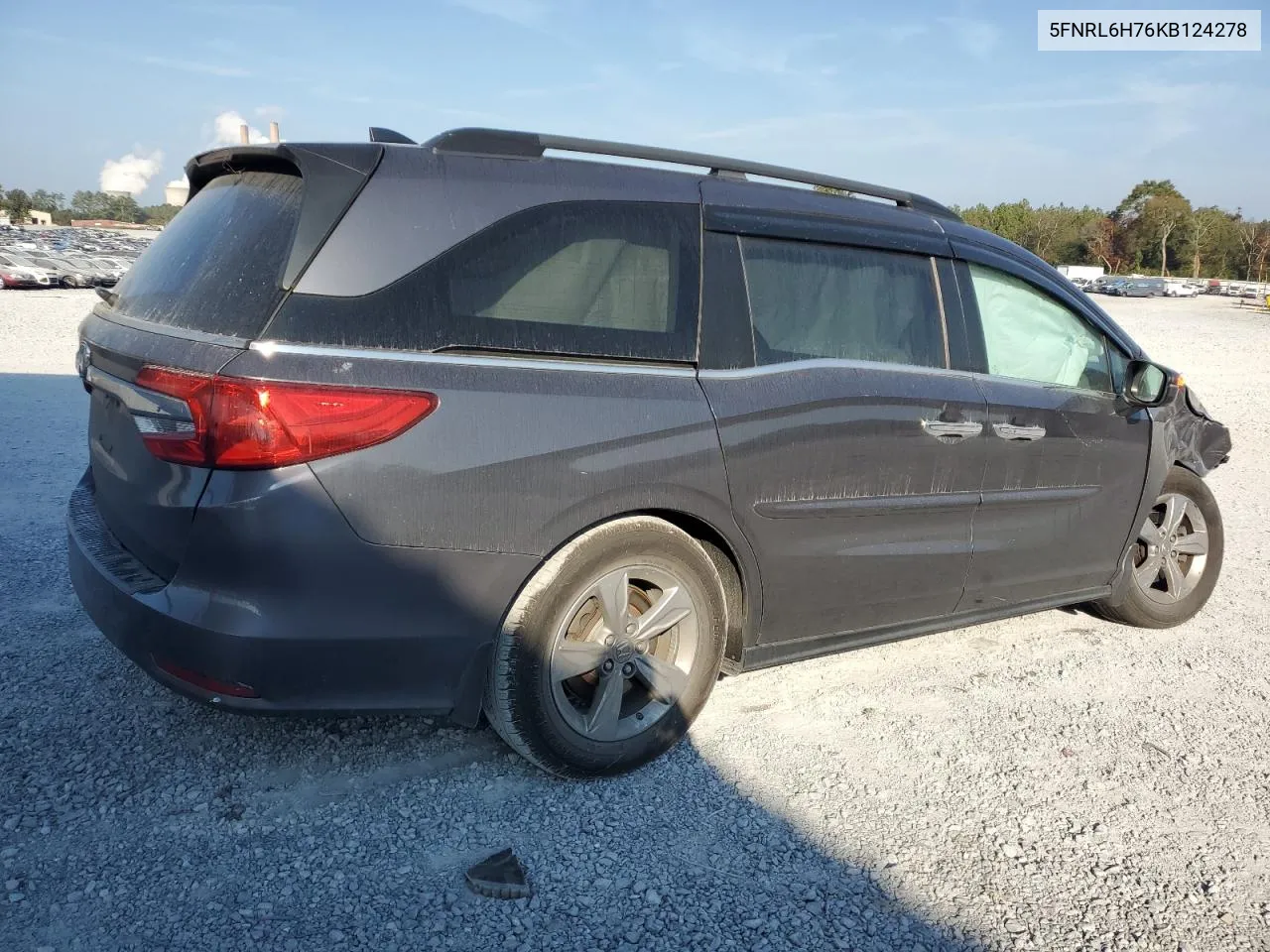 2019 Honda Odyssey Exl VIN: 5FNRL6H76KB124278 Lot: 78282074