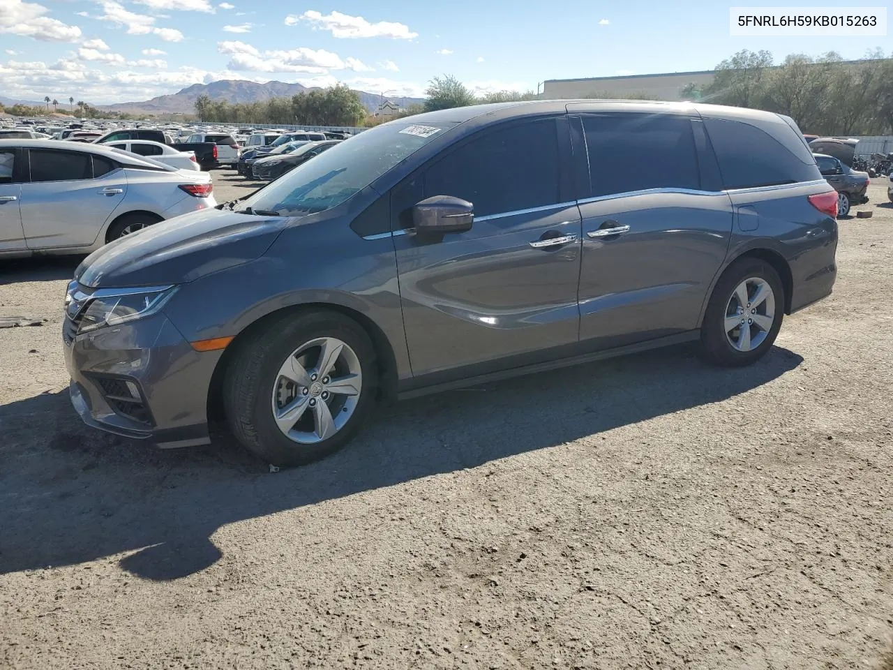 2019 Honda Odyssey Ex VIN: 5FNRL6H59KB015263 Lot: 78311544