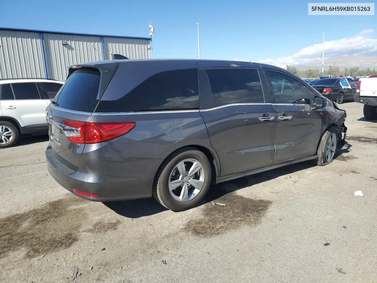 2019 Honda Odyssey Ex VIN: 5FNRL6H59KB015263 Lot: 78311544