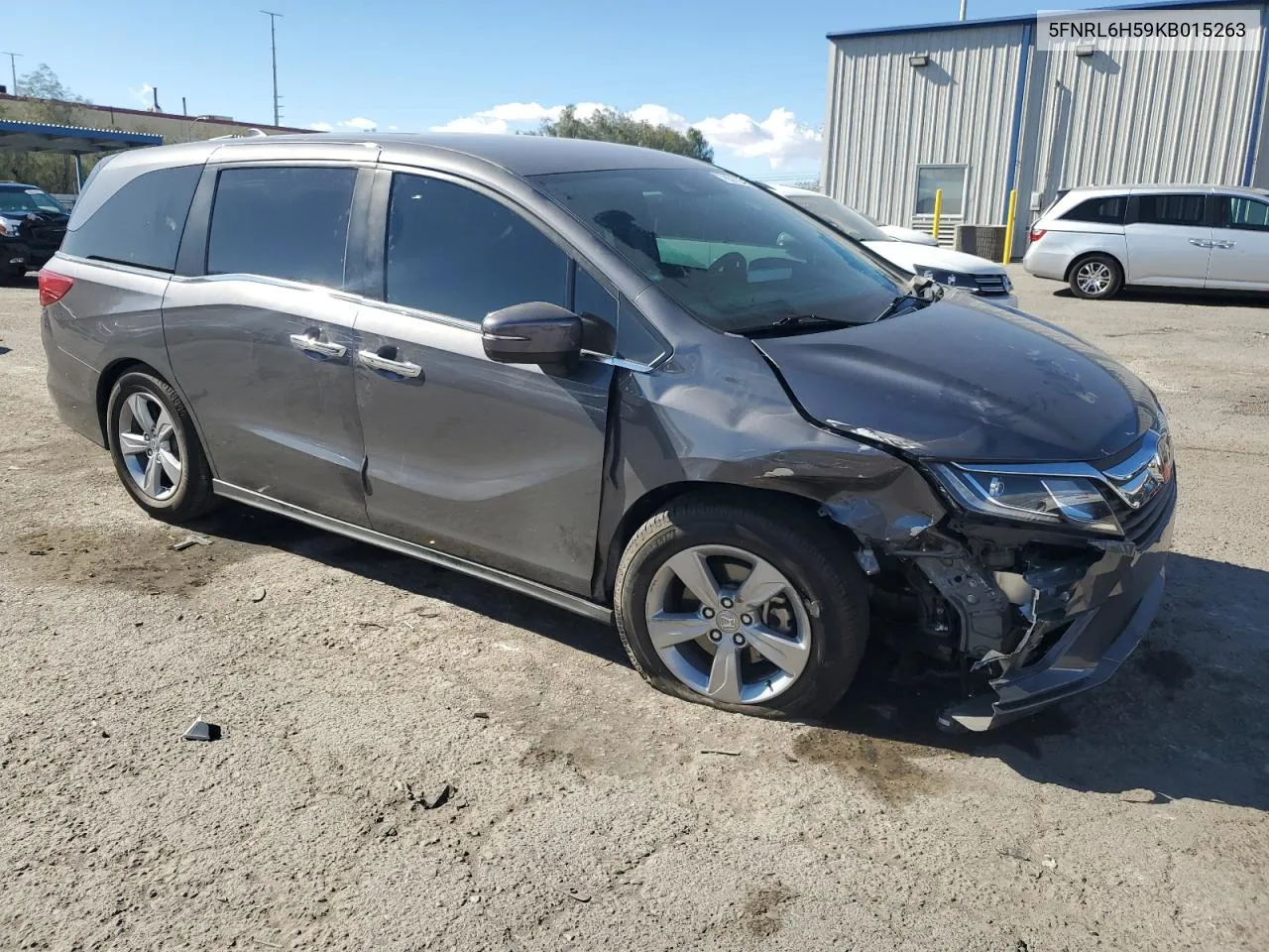 2019 Honda Odyssey Ex VIN: 5FNRL6H59KB015263 Lot: 78311544