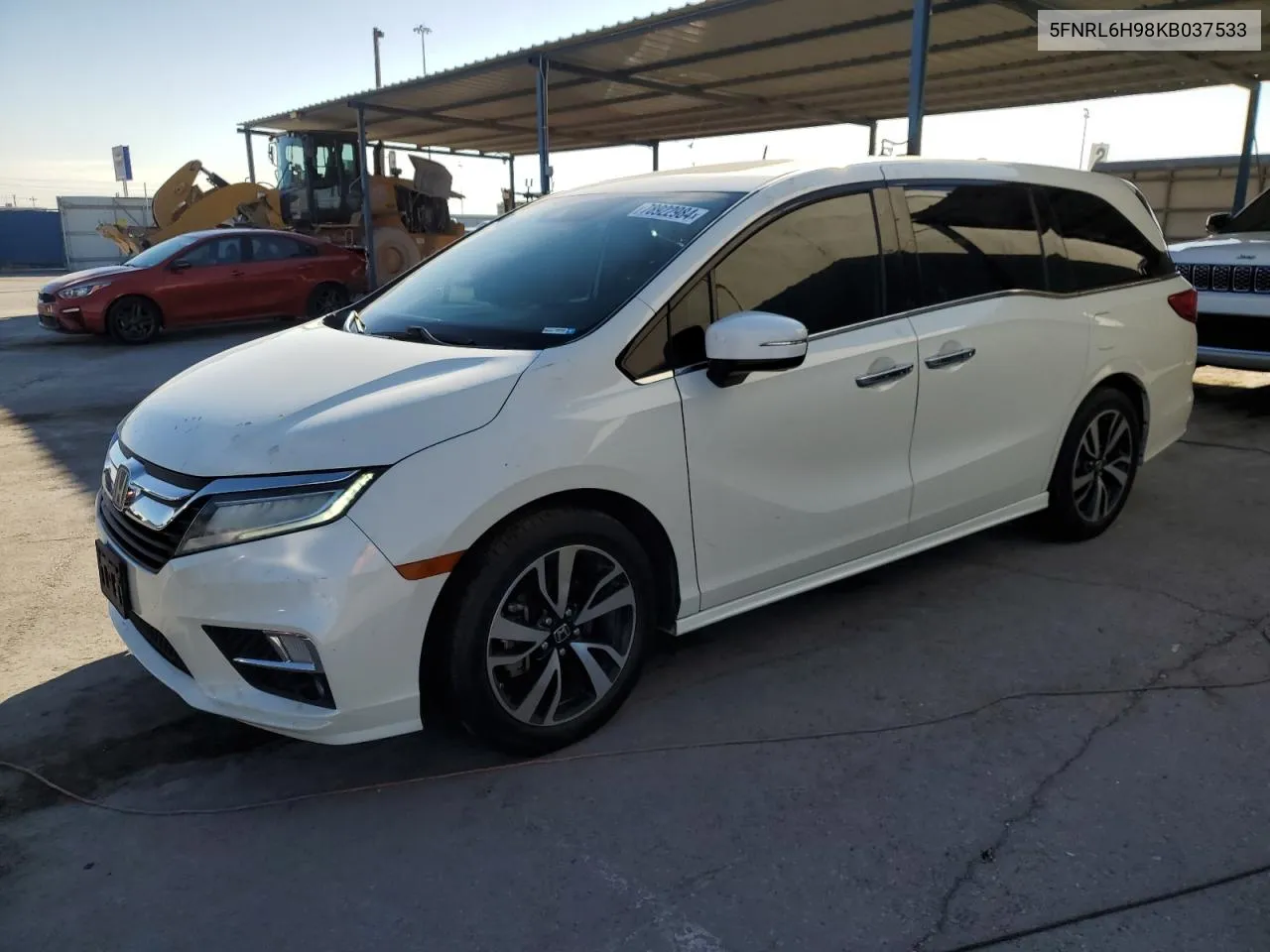 2019 Honda Odyssey Elite VIN: 5FNRL6H98KB037533 Lot: 78922984