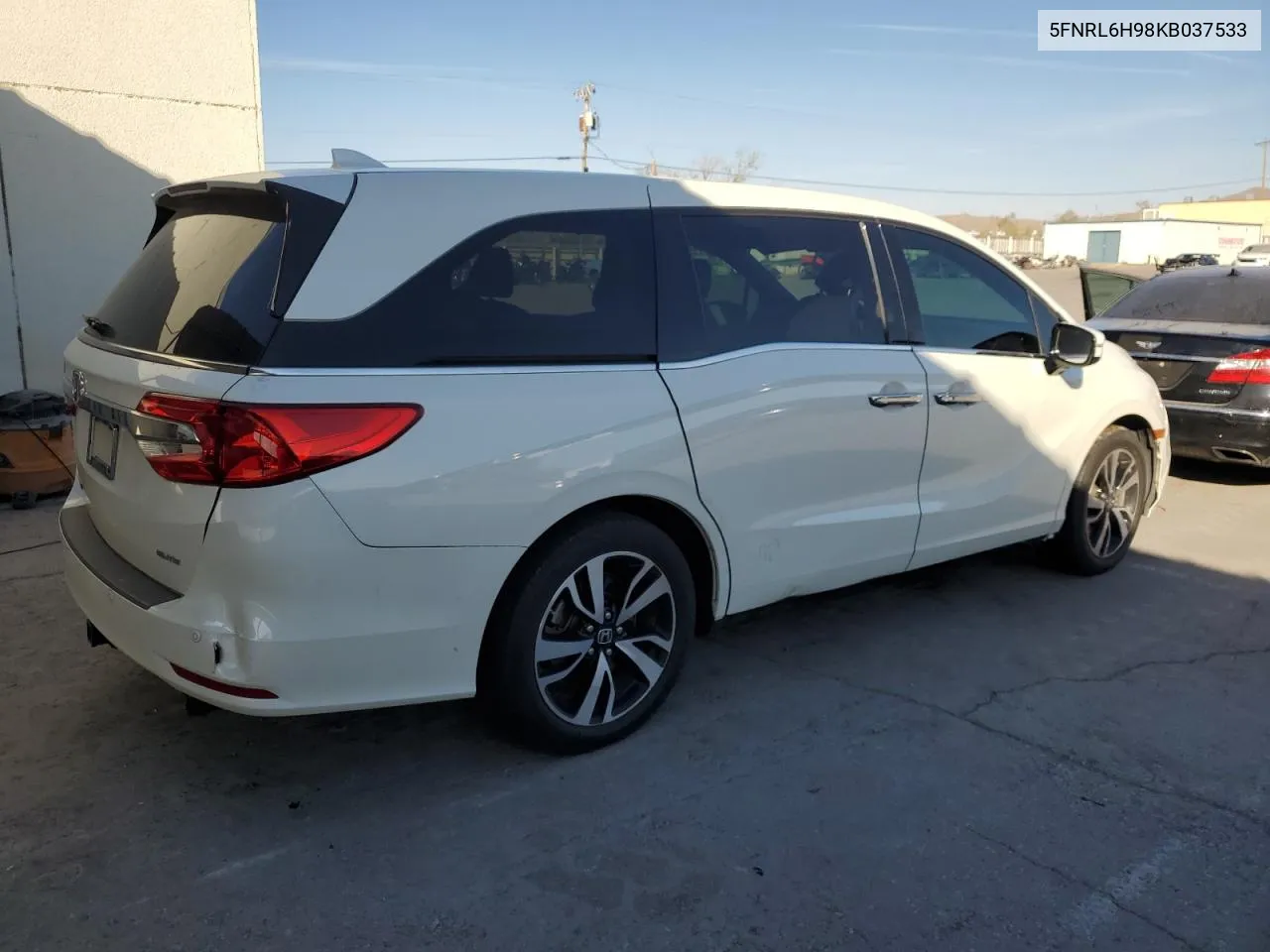 2019 Honda Odyssey Elite VIN: 5FNRL6H98KB037533 Lot: 78922984