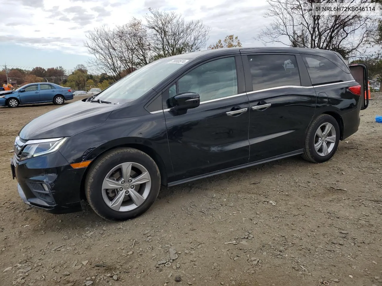 2019 Honda Odyssey Exl VIN: 5FNRL6H72KB046114 Lot: 79000574