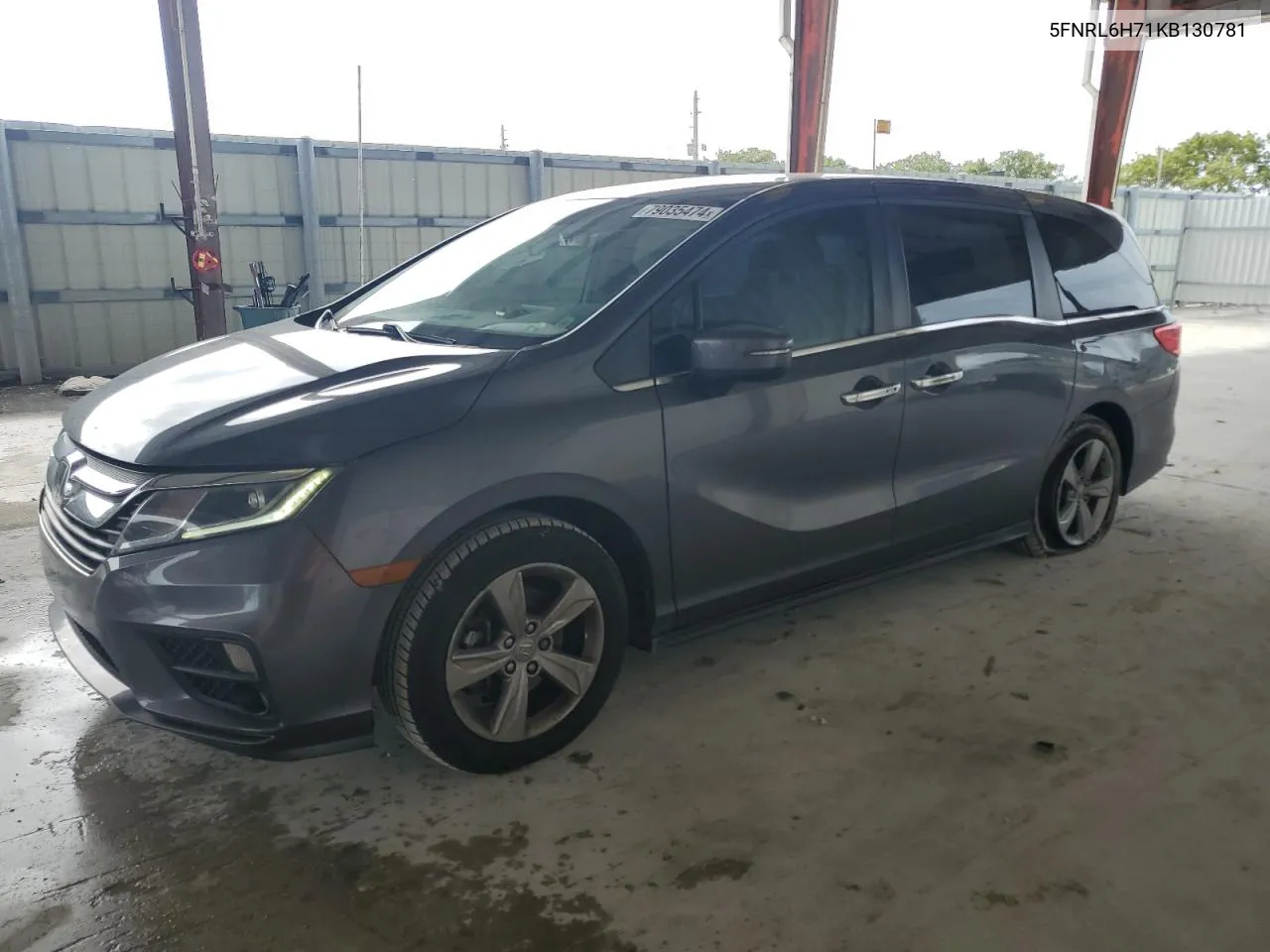 2019 Honda Odyssey Exl VIN: 5FNRL6H71KB130781 Lot: 79035474