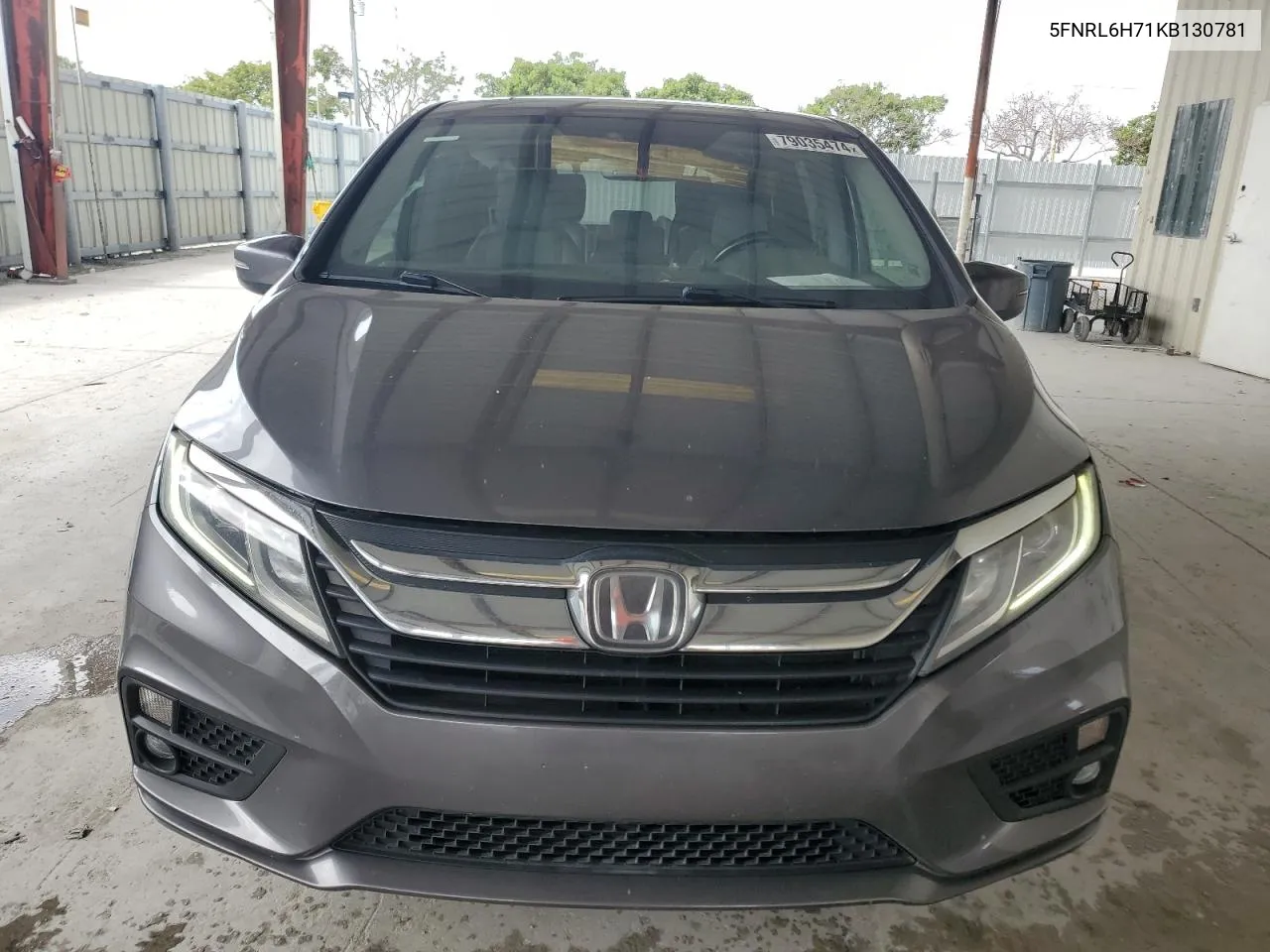 2019 Honda Odyssey Exl VIN: 5FNRL6H71KB130781 Lot: 79035474