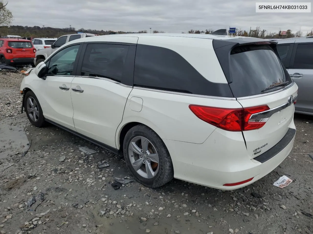 2019 Honda Odyssey Exl VIN: 5FNRL6H74KB031033 Lot: 79546994