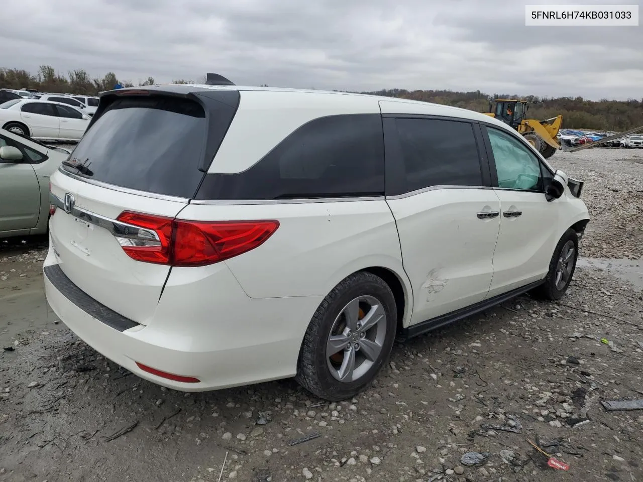 2019 Honda Odyssey Exl VIN: 5FNRL6H74KB031033 Lot: 79546994