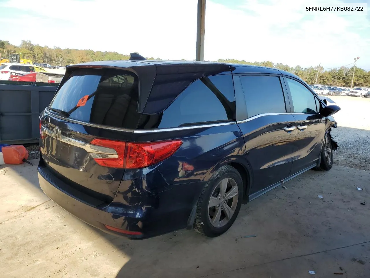 2019 Honda Odyssey Exl VIN: 5FNRL6H77KB082722 Lot: 79887454