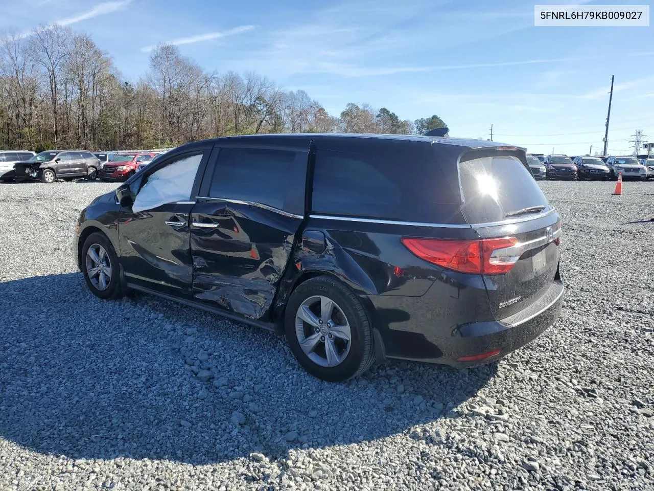 2019 Honda Odyssey Exl VIN: 5FNRL6H79KB009027 Lot: 80528274