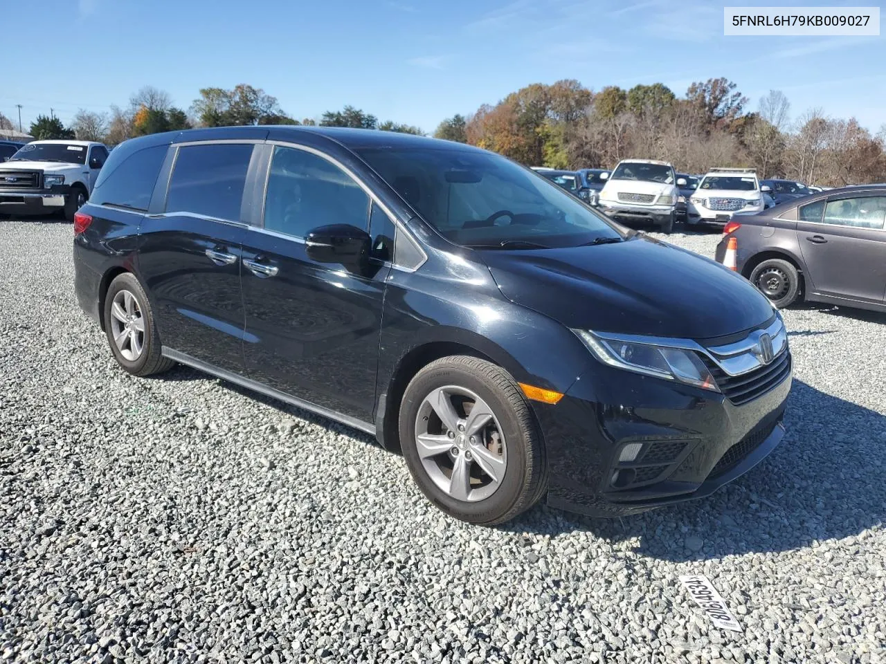 2019 Honda Odyssey Exl VIN: 5FNRL6H79KB009027 Lot: 80528274