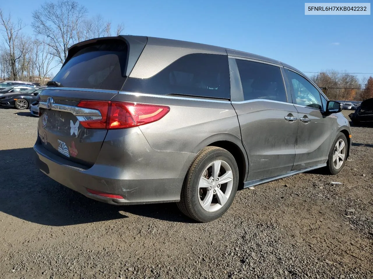 2019 Honda Odyssey Exl VIN: 5FNRL6H7XKB042232 Lot: 81066384