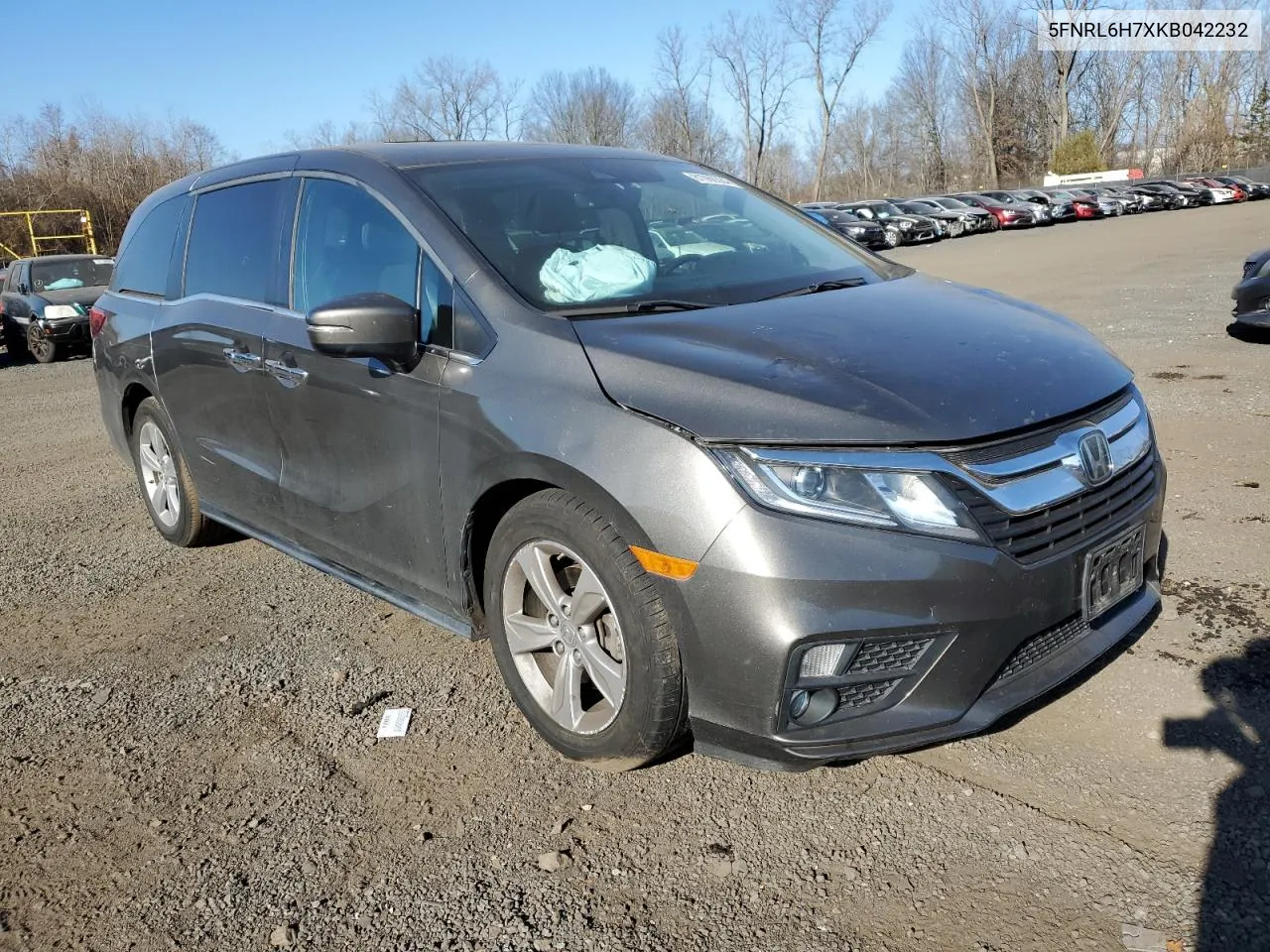 2019 Honda Odyssey Exl VIN: 5FNRL6H7XKB042232 Lot: 81066384