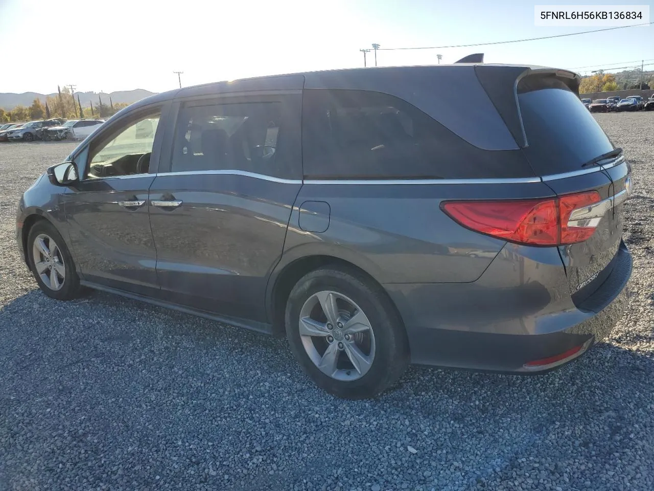 2019 Honda Odyssey Ex VIN: 5FNRL6H56KB136834 Lot: 81286794