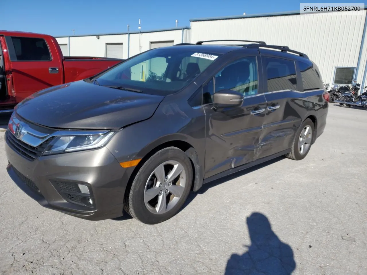 2019 Honda Odyssey Exl VIN: 5FNRL6H71KB052700 Lot: 81368064