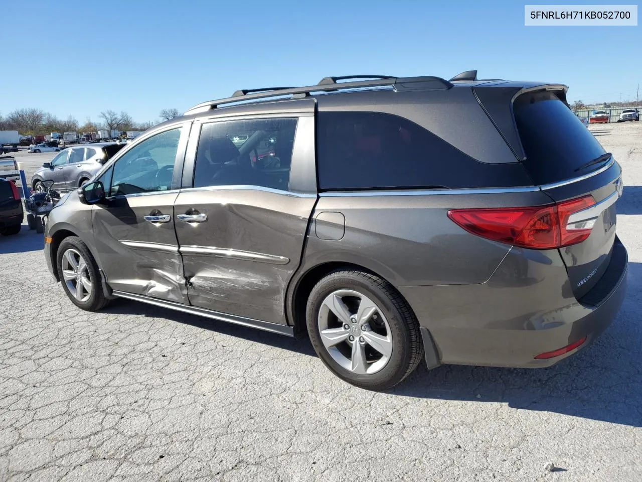 2019 Honda Odyssey Exl VIN: 5FNRL6H71KB052700 Lot: 81368064