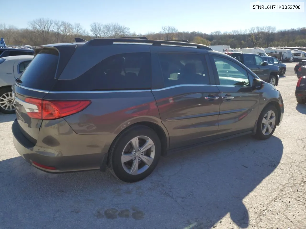 2019 Honda Odyssey Exl VIN: 5FNRL6H71KB052700 Lot: 81368064