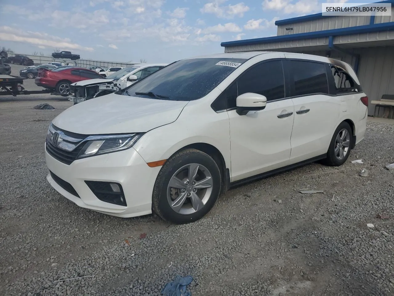 2020 Honda Odyssey Exl VIN: 5FNRL6H79LB047956 Lot: 46658854