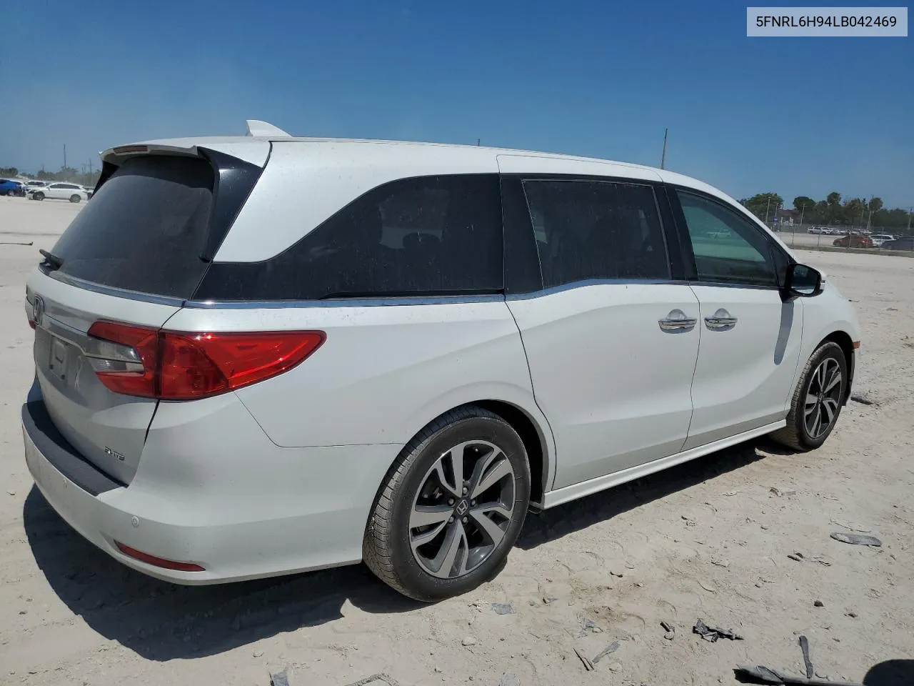 2020 Honda Odyssey Elite VIN: 5FNRL6H94LB042469 Lot: 56288244