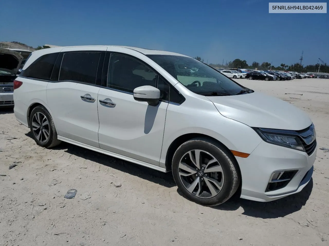 2020 Honda Odyssey Elite VIN: 5FNRL6H94LB042469 Lot: 56288244