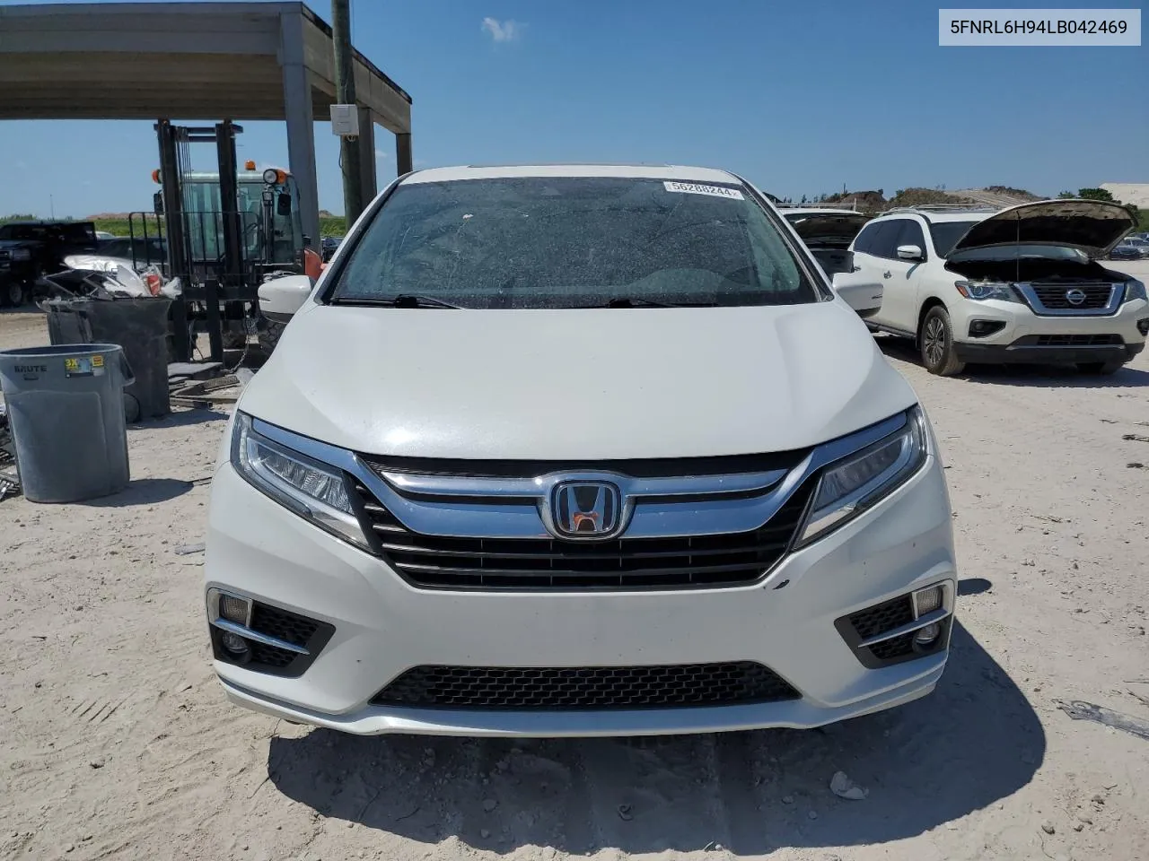 2020 Honda Odyssey Elite VIN: 5FNRL6H94LB042469 Lot: 56288244