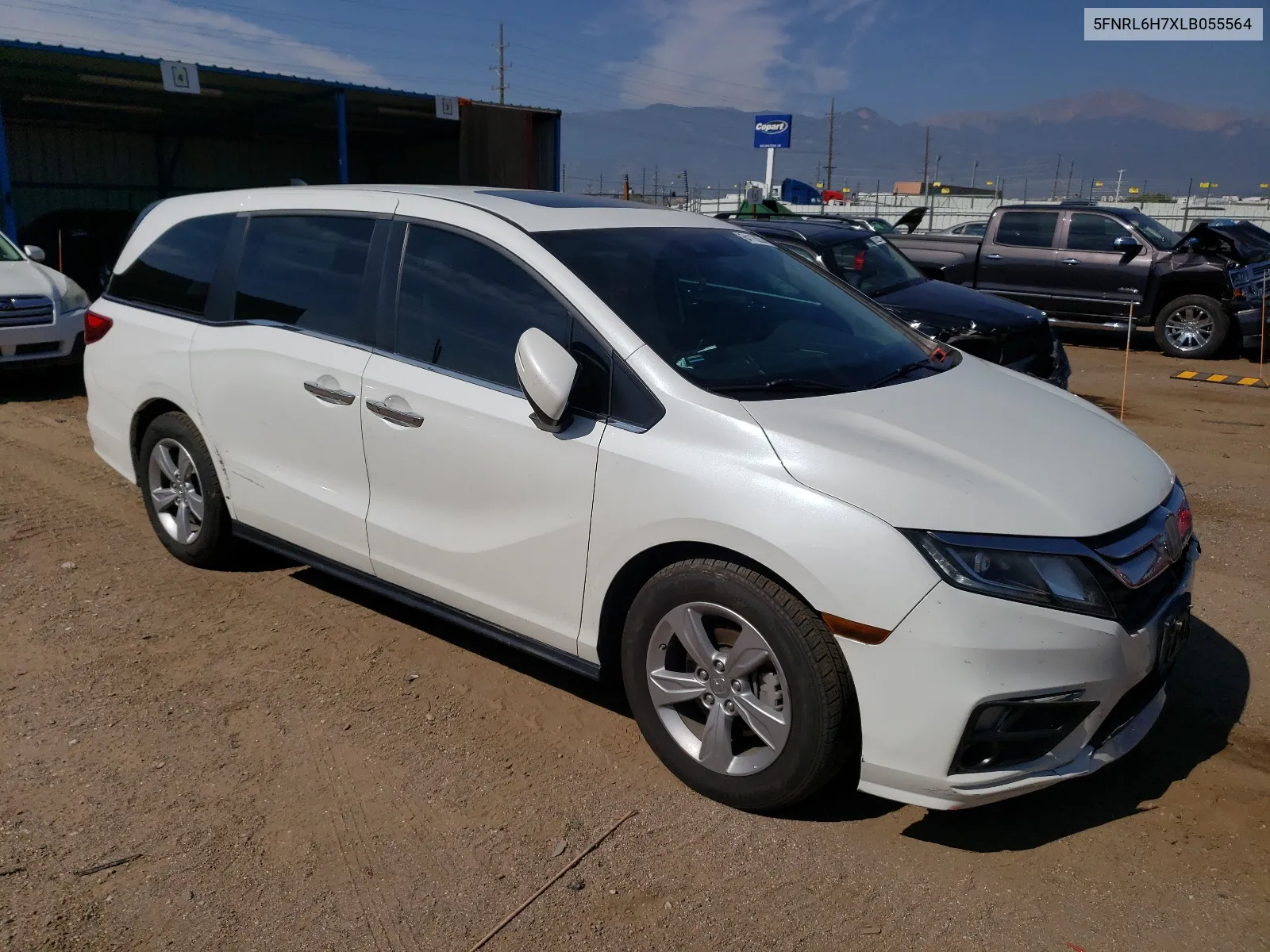 2020 Honda Odyssey Exl VIN: 5FNRL6H7XLB055564 Lot: 64113974