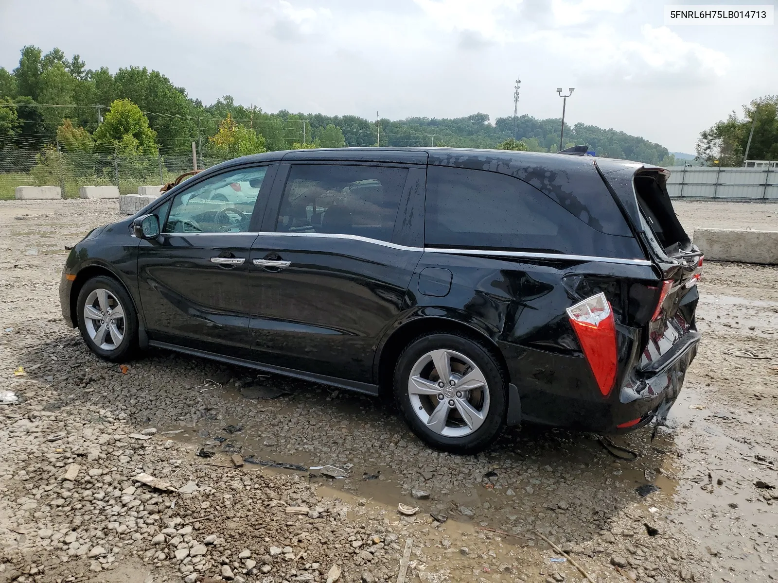 2020 Honda Odyssey Exl VIN: 5FNRL6H75LB014713 Lot: 64841084