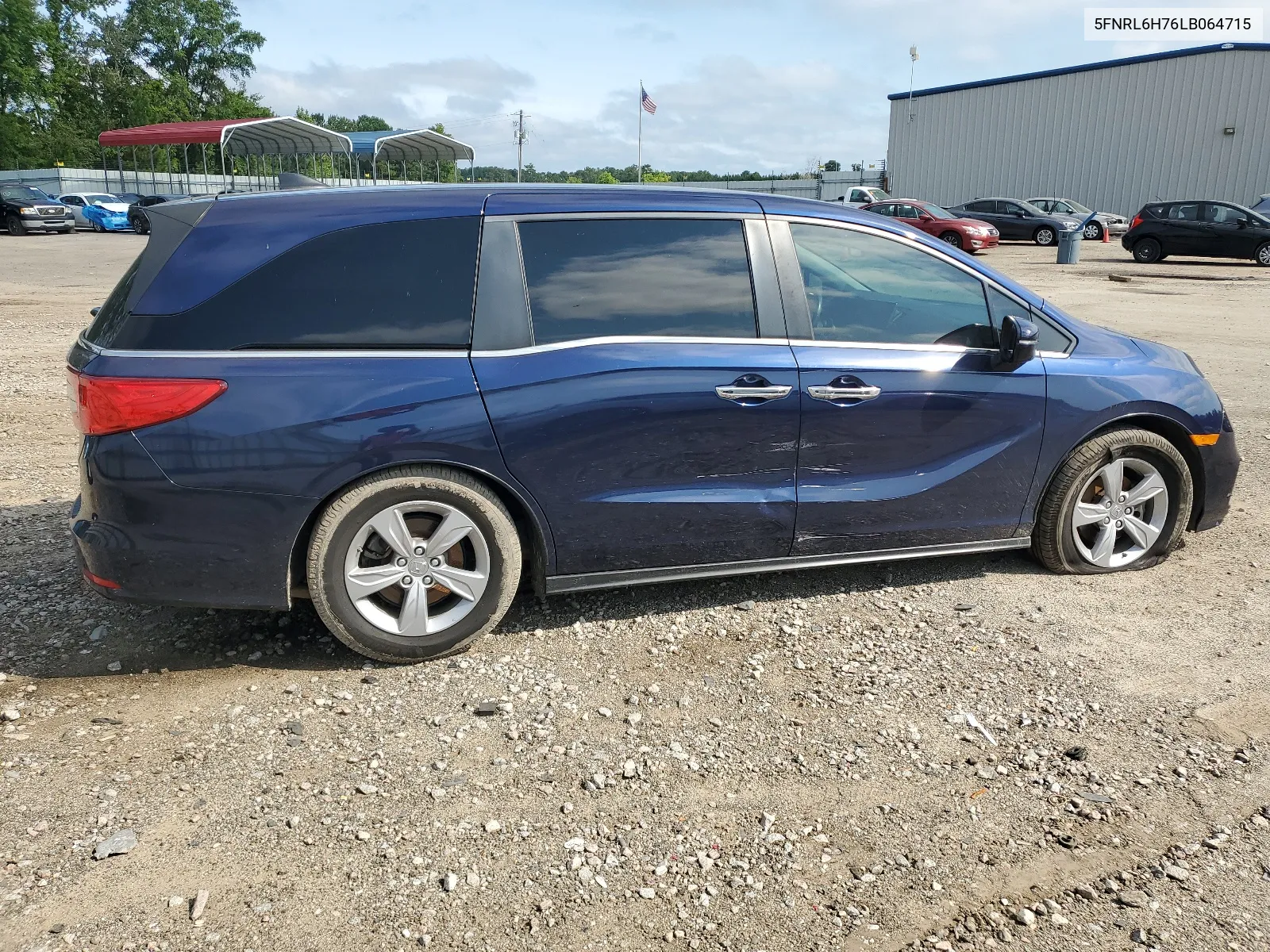 2020 Honda Odyssey Exl VIN: 5FNRL6H76LB064715 Lot: 65227554