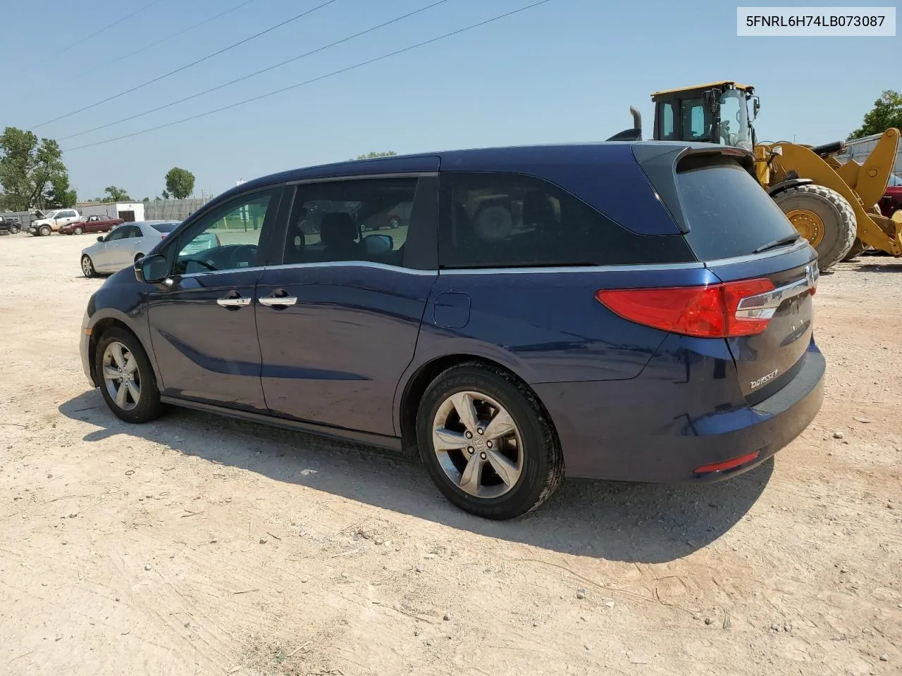 2020 Honda Odyssey Exl VIN: 5FNRL6H74LB073087 Lot: 69181624